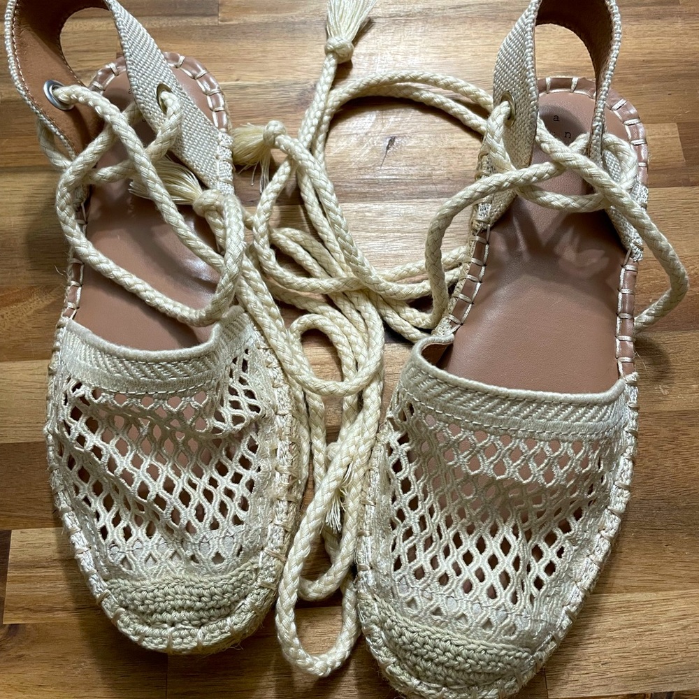 NEW! Lace Up Sandals